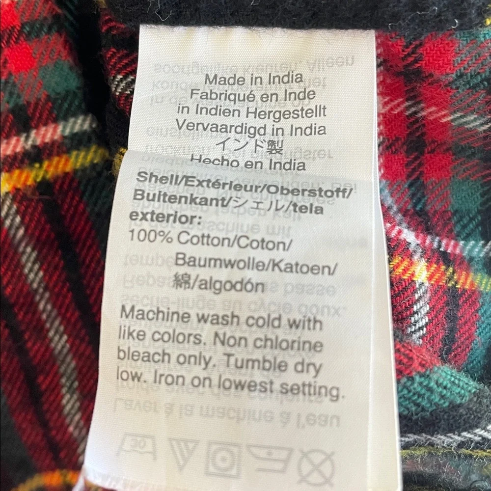 J. Crew Tartan flannel shirt